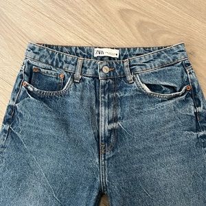 Zara Wide leg cropped jeans